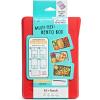 imageFit ampamp Fresh Collection MultiFlex Bento Box with 2 Removeable Ice Packs Adjustable Divided Meal Carrier Lunch Container BPAFree 95quot x 6quot x 225quot Red StandardStandard