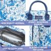 imageFit ampamp Fresh Lunch Bag For Women Insulated Womens Lunch Bag For Work Leakproof ampamp StainResistant Large Lunch Box For Women With Containers Zipper Closure Bloomington Bag Blue Floral
