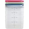 imageFit ampamp Fresh Small Plastic Containers With Lids 8 oz Small Snack Containers With Lids Reusable Leakproof Dressing and Condiment Containers With Two Attachable Ice Packs 4PK Light2 Cup