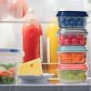 imageFit ampamp Fresh Small Plastic Containers With Lids 8 oz Small Snack Containers With Lids Reusable Leakproof Dressing and Condiment Containers With Two Attachable Ice Packs 4PK Light1 Cup
