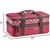 imageRachael Ray Expandable Insulated Casserole Carrier for Hot or Cold Food Thermal Lasagna Lugger Tote for Potluck Parties Picnic and Cookouts Fits 9quot x 13quot Baking DishBurgandy