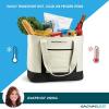 imageRachael Ray Insulated Thermal Canvas Tote IvoryIvory