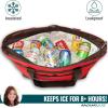 imageRachael Ray Jumbo Chillout Thermal Tote Insulated Soft Sided Cooler BagRed