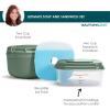 imageRachael Ray Salad Container For Lunch Salad Lunch Container For Adults Salad Bowl Kit With Compartments For Salad Dressing ampamp Toppings Includes Ice PackSoup  Sandwich Set  Green