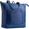 imageRachael Ray Chillout Soft Cooler Bag Large Reusable Insulated Grocery Bag with Zippered Top Travel Tote for Hot or Cold Food Grocery Tote BagBlue Gingham