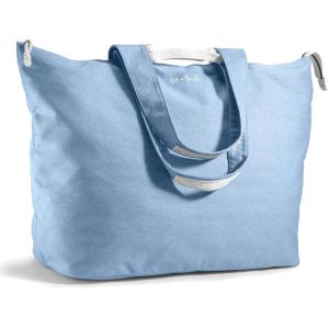 imageFit ampamp Fresh Large Beach Bag for Women  Extra Large Travel Tote With PocketsLight Blue