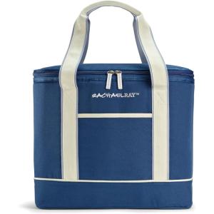 imageRachael Ray Insulated Thermal Canvas Tote IvoryNavy
