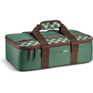 imageRachael Ray Lasagna Lugger Thermal Insulated Casserole Carrier for Hot or Cold Food Lugger Tote for Potluck Parties Picnic and Cookouts Fits 9quot x 13quot Baking DishForest Green