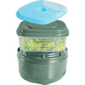 imageRachael Ray Salad Container For Lunch Salad Lunch Container For Adults Salad Bowl Kit With Compartments For Salad Dressing ampamp Toppings Includes Ice PackSoup  Sandwich Set  Green