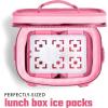 imageCool Coolers XL Fashion Ice by Fit  Fresh 4pk Ice Packs for Coolers Freezer Packs for Lunchboxes Pearl WhitePearl White  XLarge 4PK