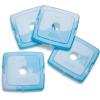 imageCool Coolers by Fit  Fresh Reusable ampamp LongLasting Slim Ice Packs Cold Packs for Lunch Boxes Ice Packs for Lunch Bags Blue 12 PackClear Blue