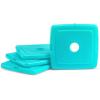 imageCool Coolers by Fit  Fresh Reusable ampamp LongLasting Slim Ice Packs Cold Packs for Lunch Boxes Ice Packs for Lunch Bags Blue 12 PackGreen 8 PK