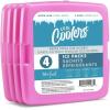 imageCool Coolers by Fit  Fresh Reusable ampamp LongLasting Slim Ice Packs Cold Packs for Lunch Boxes Ice Packs for Lunch Bags Blue 12 PackPurple 8 PK