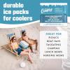 imageCool Coolers by Fit ampamp Fresh High Performance Cooler Foil Ice Packs Puncture Resistant Ice Packs for Coolers and Lunch Bags Durable and Reusable NonToxic Gel Ice Packs 2PKCooler Size  2PK