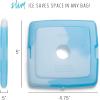 imageCool Coolers by Fit ampamp Fresh Kids Puzzle Shaped Lunch Box Ice Packs Back to School Essential Reusable Freeze Blocks for Insulated Bags and Cooler Multicolored 6PKBlue 8 PK