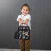 imageFit  Fresh DIY Sticker Insulated Lunch Bag Trendy Kids Lunch Box Soft Lunch Cooler Bag Perfect for School Picnics Trips ampamp More NavyBlack