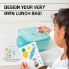 imageFit  Fresh DIY Sticker Insulated Lunch Bag Trendy Kids Lunch Box Soft Lunch Cooler Bag Perfect for School Picnics Trips ampamp More NavyLight Blue