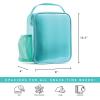 imageFit  Fresh DIY Sticker Insulated Lunch Bag Trendy Kids Lunch Box Soft Lunch Cooler Bag Perfect for School Picnics Trips ampamp More NavyLight Blue