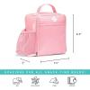 imageFit  Fresh DIY Sticker Insulated Lunch Bag Trendy Kids Lunch Box Soft Lunch Cooler Bag Perfect for School Picnics Trips ampamp More NavyPink