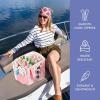 imageFit ampamp Fresh 24Can Soft Cooler Bag Insulated LeakResistant Portable Soft Cooler Large Cooler Soft Sided Cooler Bag Travel Cooler Al FrescoPink Gingham