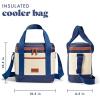imageFit ampamp Fresh Beach ampamp Boat Cooler Collection  Insulated Leakproof WaterResistant Totes ampamp Lunch Bags for Summer Pool ampamp Travel12Can  Navy