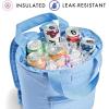imageFit ampamp Fresh Carefree Cooler Collection  Insulated Leakproof WaterResistant Tote ampamp Mini Sling Bag for Summer Pool ampamp Travel18Can  Cornflower