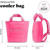 imageFit ampamp Fresh Carefree Cooler Collection  Insulated Leakproof WaterResistant Tote ampamp Mini Sling Bag for Summer Pool ampamp Travel18Can  Hot Pink