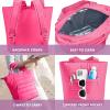 imageFit ampamp Fresh Carefree Cooler Collection  Insulated Leakproof WaterResistant Tote ampamp Mini Sling Bag for Summer Pool ampamp Travel18Can  Hot Pink