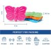 imageFit ampamp Fresh Cool Coolers Kids Lunch Box Ice Packs Slim Ice Packs for Lunch Bags Lunch Ice Packs ReusableMulticolored 8 Pack DinoPenguin Butterfly