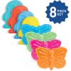 imageFit ampamp Fresh Cool Coolers Kids Lunch Box Ice Packs Slim Ice Packs for Lunch Bags Lunch Ice Packs ReusableMulticolored 8 Pack DinoPenguin Butterfly
