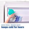imageFit ampamp Fresh Cool Coolers Kids Lunch Box Ice Packs Slim Ice Packs for Lunch Bags Lunch Ice Packs ReusableMulticolored 8 Pack DinoYeti  8 PK
