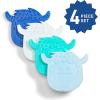 imageFit ampamp Fresh Cool Coolers Kids Lunch Box Ice Packs Slim Ice Packs for Lunch Bags Lunch Ice Packs ReusableMulticolored 8 Pack DinoYeti