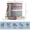 imageFit ampamp Fresh Foundry Soft Cooler Bag Insulated Leak Proof 12 Can Small Soft Sided Cooler Bag for Men and Women Portable Travel ampamp Beach Cooler Bag with Removable Hard Liner Stain ResistantSteel