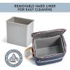 imageFit ampamp Fresh Foundry Soft Cooler Bag Insulated Leak Proof 12 Can Small Soft Sided Cooler Bag for Men and Women Portable Travel ampamp Beach Cooler Bag with Removable Hard Liner Stain ResistantNavy