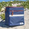 imageFit ampamp Fresh Foundry Soft Cooler Bag Insulated Leak Proof 12 Can Small Soft Sided Cooler Bag for Men and Women Portable Travel ampamp Beach Cooler Bag with Removable Hard Liner Stain ResistantNavy