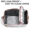 imageFit ampamp Fresh Foundry Soft Cooler Bag Insulated Leak Proof and Wine Carrier Bag 24 Can Large Soft Sided Cooler Bag for Men and Women 2 Bottle Wine Holder Tote Bag for Travel Beach and Picnic BagGrey Stripe