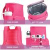 imageFit ampamp Fresh Insulated Backpack Soft Cooler  LeakResistant Beach ampamp Travel Bag for Women 24 Can Capacity Picnic ampamp Cooler BagHot Pink