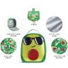 imageFit ampamp Fresh Insulated Lunch Box For Kids Boys ampamp Girls Lunch Bag For Kids With Matching Lunch Container And Ice Pack School Lunch Box Pinapple KitAvocado