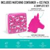 imageFit ampamp Fresh Insulated Lunch Box For Kids Boys ampamp Girls Lunch Bag For Kids With Matching Lunch Container And Ice Pack School Lunch Box Pinapple KitWaffle Unicorn