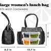 imageFit ampamp Fresh Lunch Bag For Women Insulated Womens Lunch Bag For Work Leakproof ampamp StainResistant Large Lunch Box For Women With Containers and Zipper Closure Copley Bag PlumBlack Cheetah