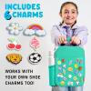 imageFit ampamp Fresh Lunch Box For Kids Boys ampamp Girls School Camp Insulated Bag With Shoe Charm Slots For Personalization TealTeal