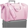 imageFit ampamp Fresh Premium Neoprene Weekender Bag With Trolley Sleeve  Large Overnight Carryon Duffel Gym and Hospital Bag for Labor ampamp DeliveryBallet Pink