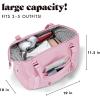 imageFit ampamp Fresh Premium Neoprene Weekender Bag With Trolley Sleeve  Large Overnight Carryon Duffel Gym and Hospital Bag for Labor ampamp DeliveryBallet Pink