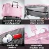 imageFit ampamp Fresh Premium Neoprene Weekender Bag With Trolley Sleeve  Large Overnight Carryon Duffel Gym and Hospital Bag for Labor ampamp DeliveryBallet Pink