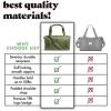 imageFit ampamp Fresh Premium Neoprene Weekender Bag With Trolley Sleeve  Large Overnight Carryon Duffel Gym and Hospital Bag for Labor ampamp DeliveryMoss Green