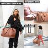 imageFit ampamp Fresh Premium Neoprene Weekender Bag With Trolley Sleeve  Large Overnight Carryon Duffel Gym and Hospital Bag for Labor ampamp DeliveryRust Copper