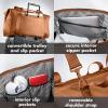 imageFit ampamp Fresh Premium Neoprene Weekender Bag With Trolley Sleeve  Large Overnight Carryon Duffel Gym and Hospital Bag for Labor ampamp DeliveryRust Copper