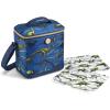 imageFit ampamp Fresh Dinosaur Insulated Lunch Box BPAFree Leakproof Water Resistant Large Capacity Thermal Insulation Reusable Snack Bags Durable PolyesterDinosaur