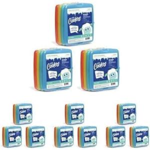 imageCool Coolers by Fit ampamp Fresh Kids Puzzle Shaped Lunch Box Ice Packs Back to School Essential Reusable Freeze Blocks for Insulated Bags and Cooler Multicolored 6PKMulti  12PK
