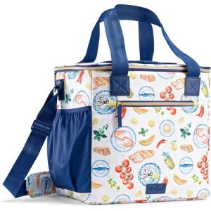 imageFit ampamp Fresh 24Can Soft Cooler Bag Insulated LeakResistant Portable Soft Cooler Large Cooler Soft Sided Cooler Bag Travel Cooler Al FrescoAl Fresco